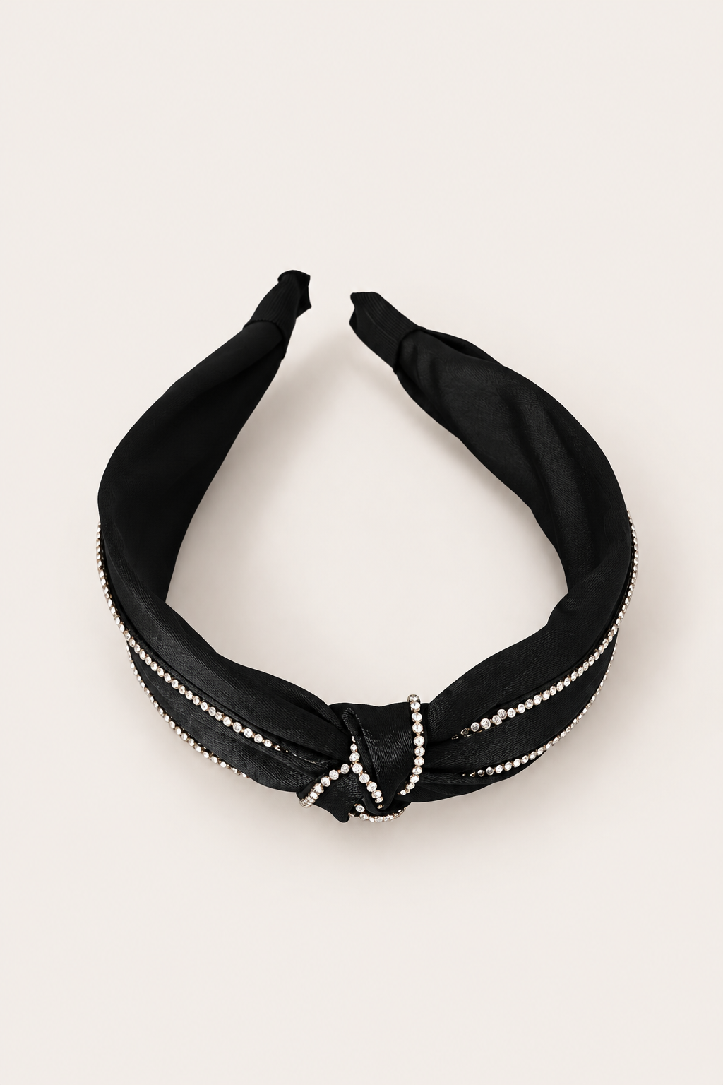 Girls Black Pearl Embellished Hair Bands