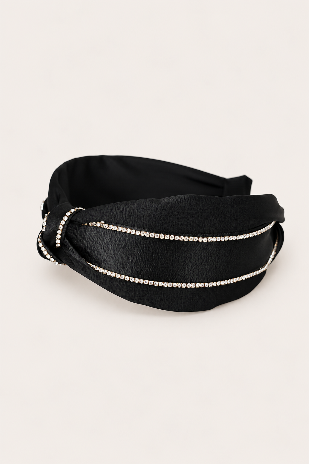 Girls Black Pearl Embellished Hair Bands