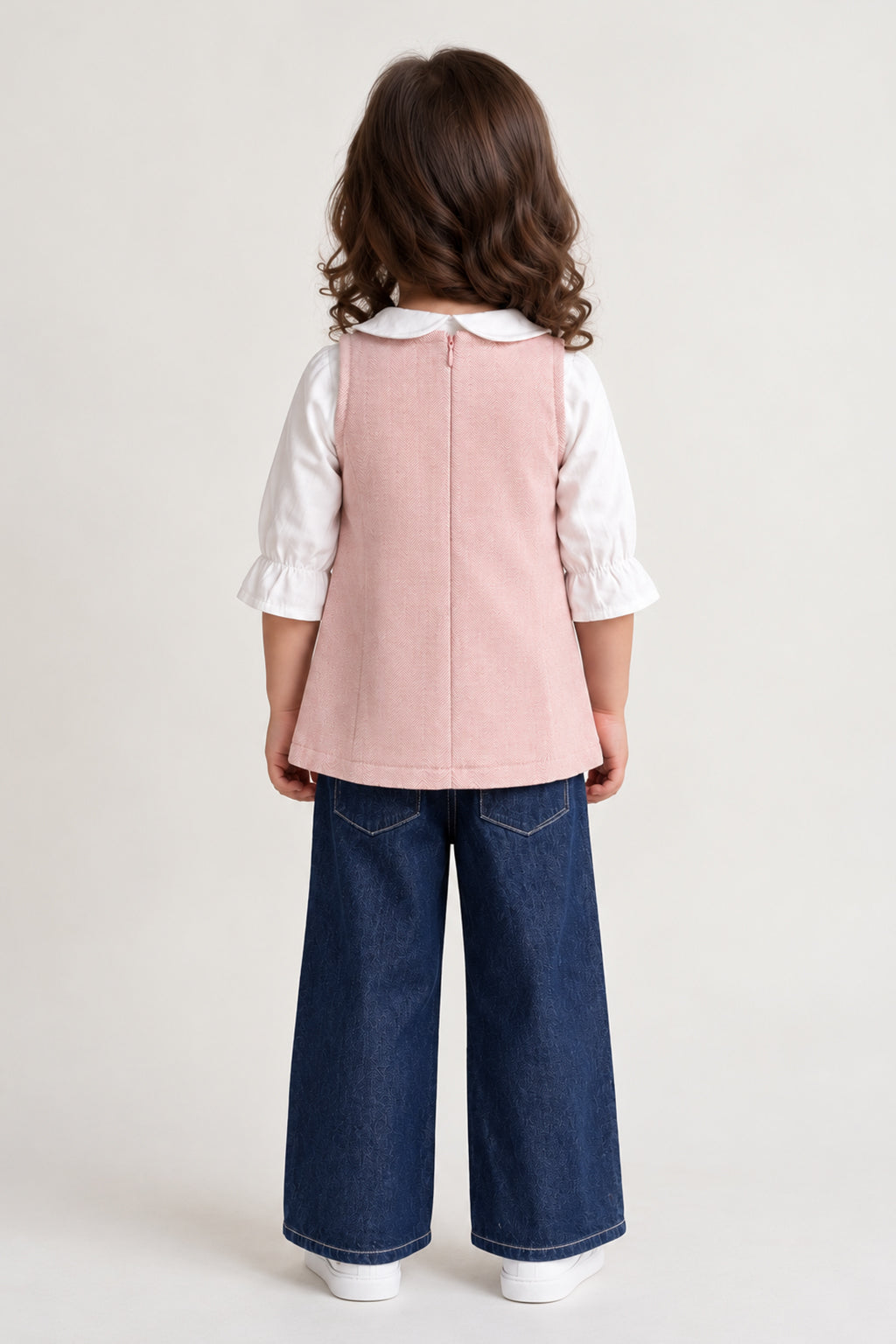 Baby Girls Multi Cotton Embellished Sleeveless Set