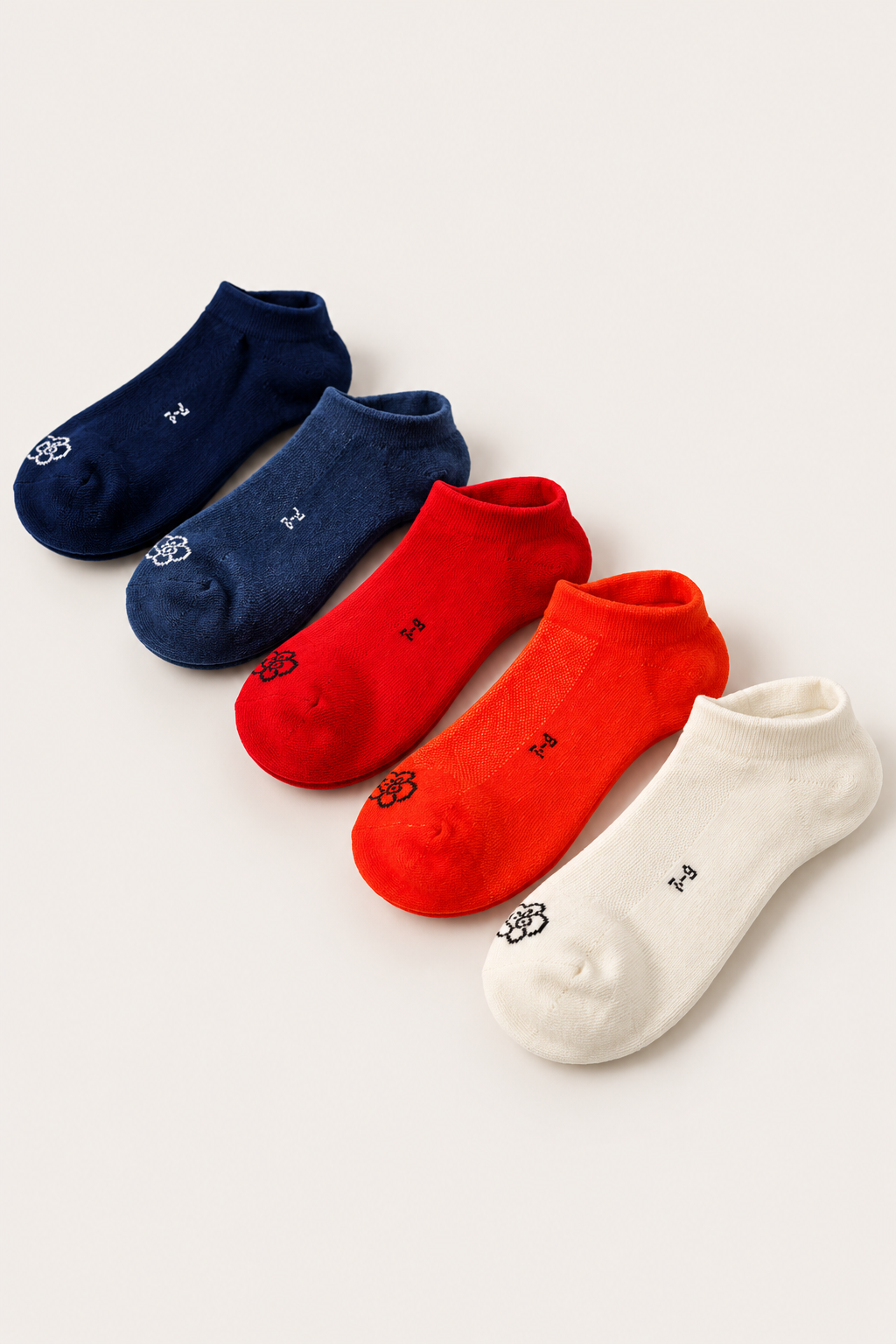 Unisex Multicolour Everyday Knit Socks