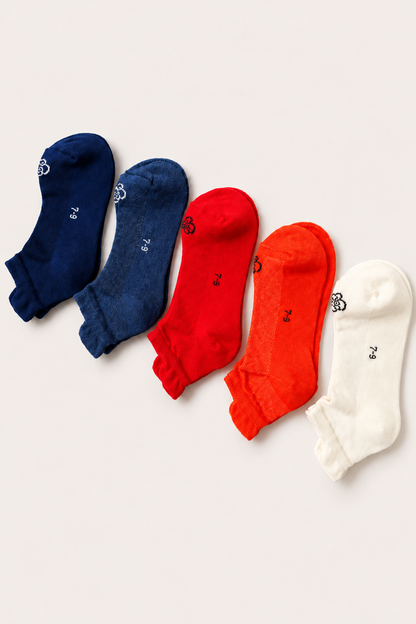 Unisex Multicolour Everyday Knit Socks