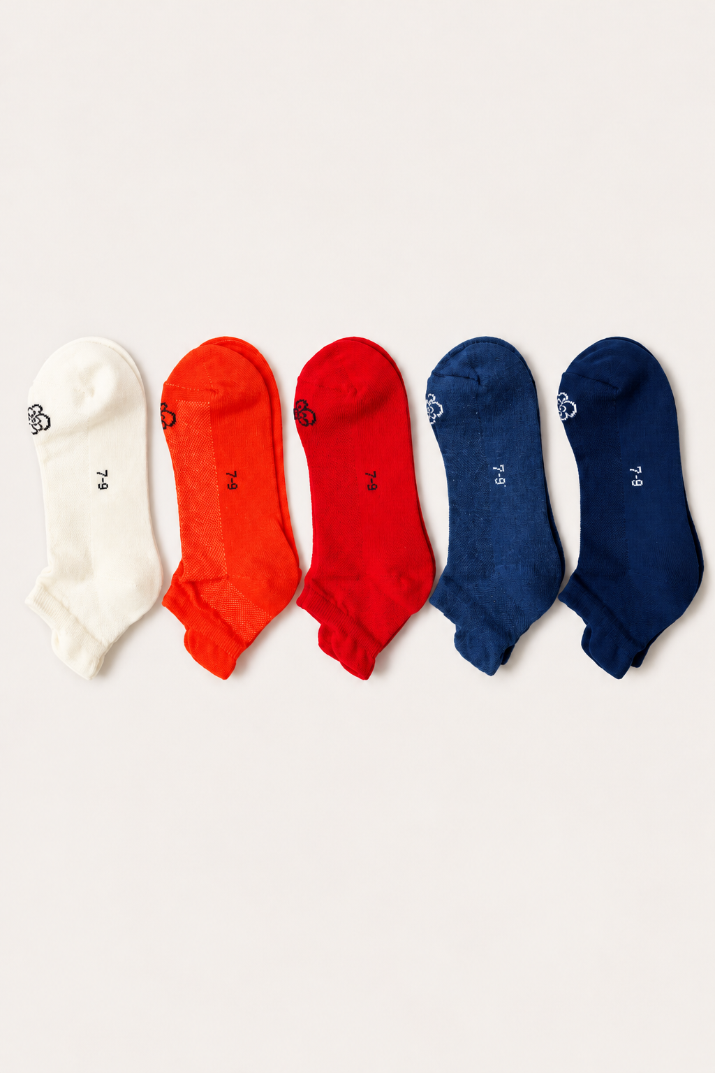 Unisex Multicolour Everyday Knit Socks