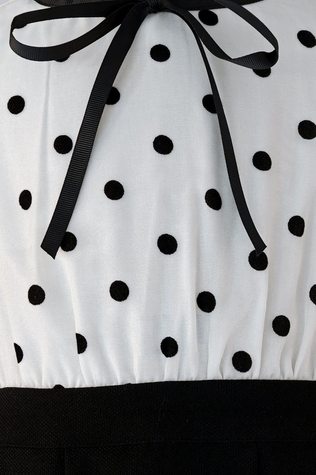 Multi Colour Polka Print Full Sleeve Dress