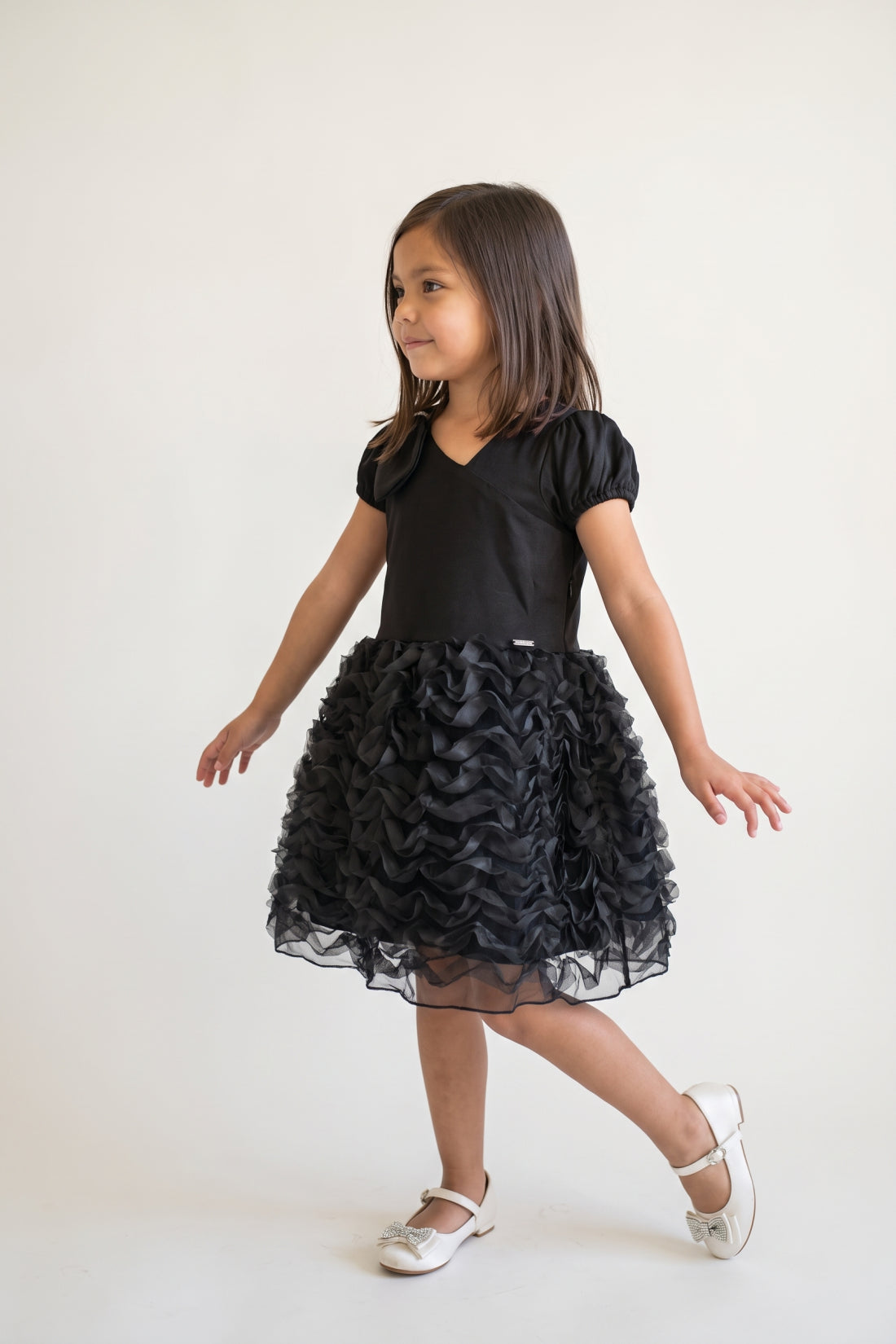 Black Laser Cut Mesh Sleeveless Dress