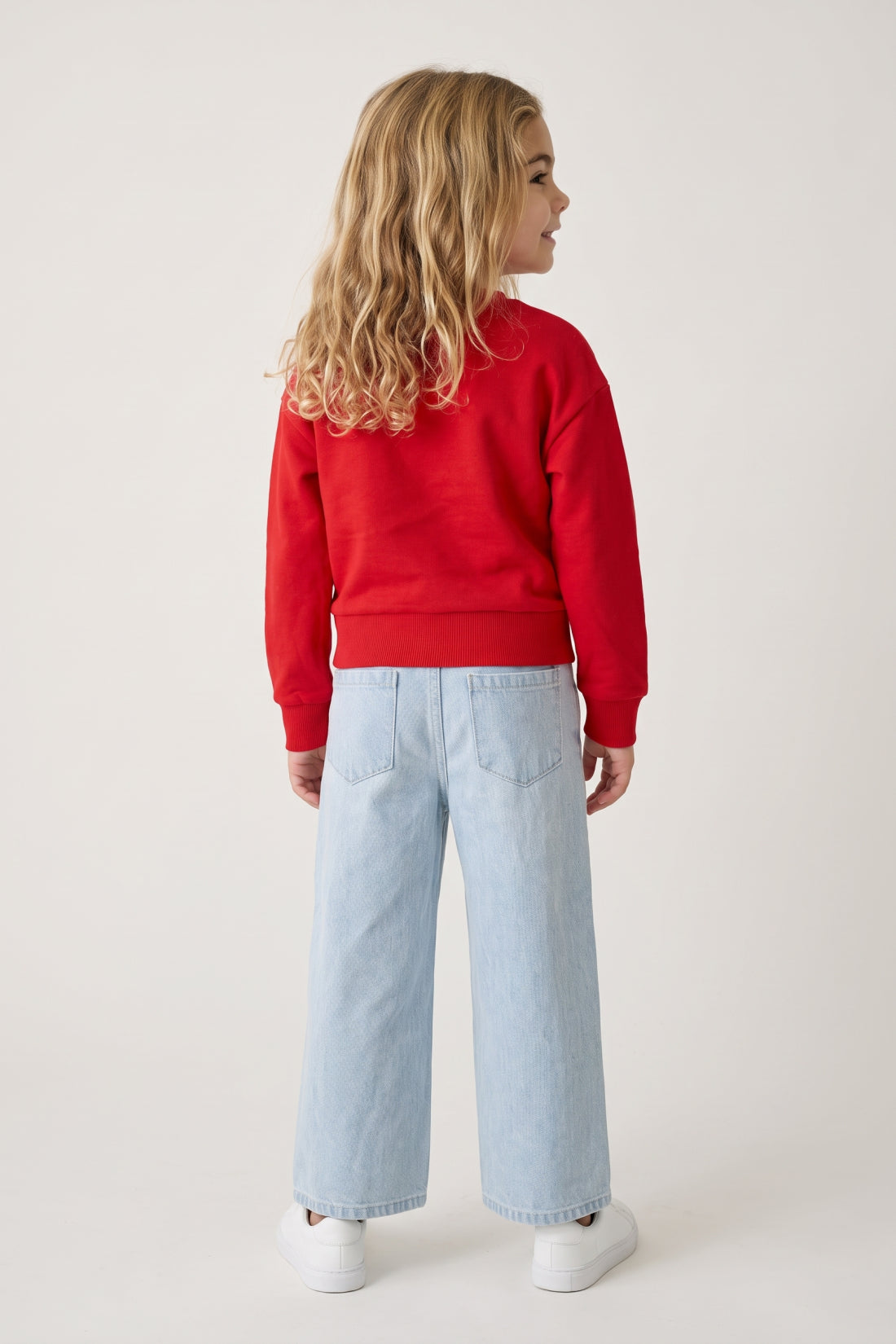 Blue Classic Cotton Denim Straight Fit Jeans