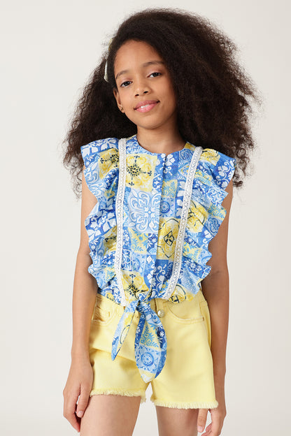 girl in stylish dress