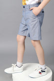 One Friday Kids Boys Blue Cotton Shorts