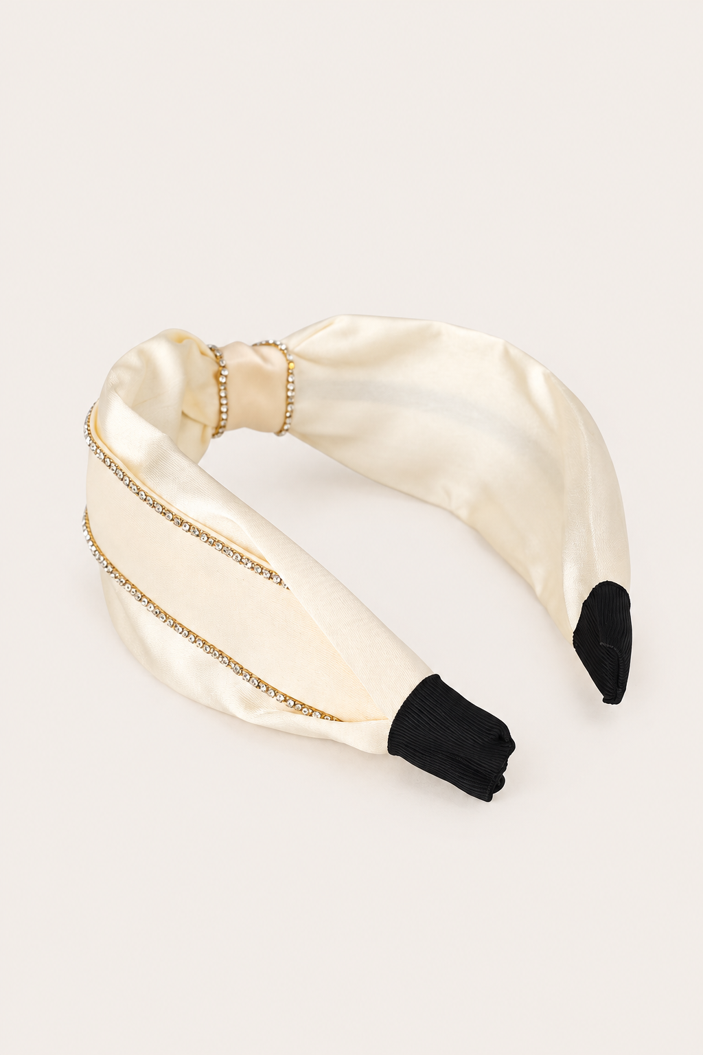 Girls Beige Pearl Hair Bands