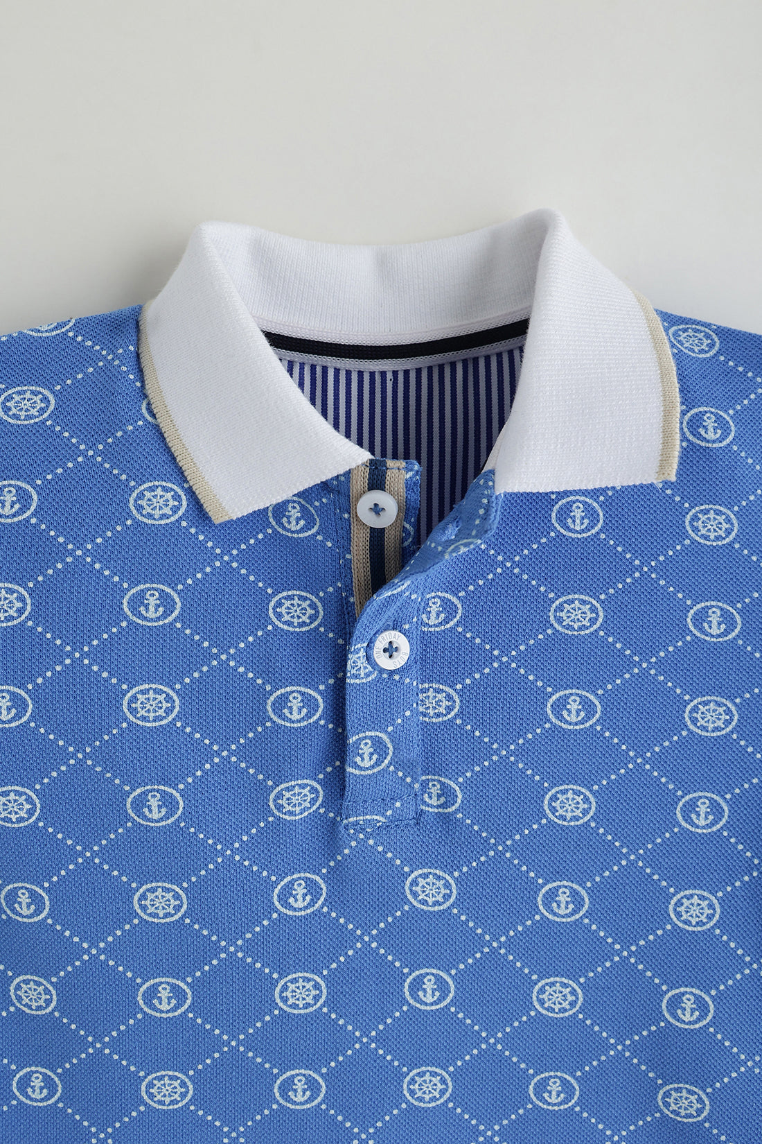 Kids Boys Blue Regular Short Sleeve Printed Onesie By One Friday