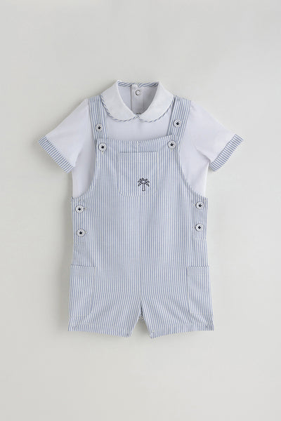 Baby Boys Aqua Color Clothing Set