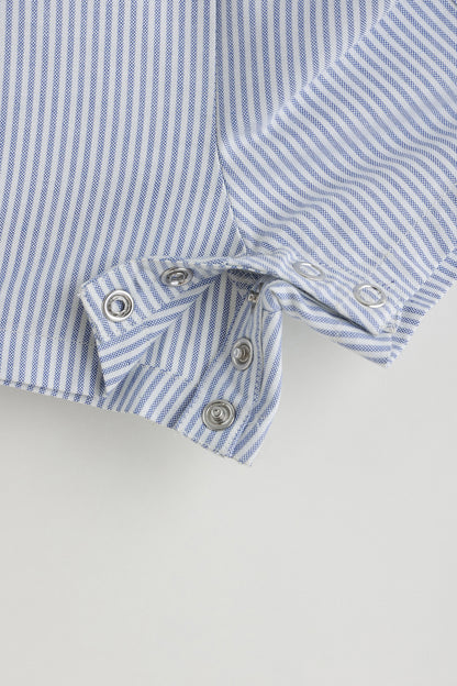 Kids Boys Aqua Color Half Sleeve Clothing Set By One Friday