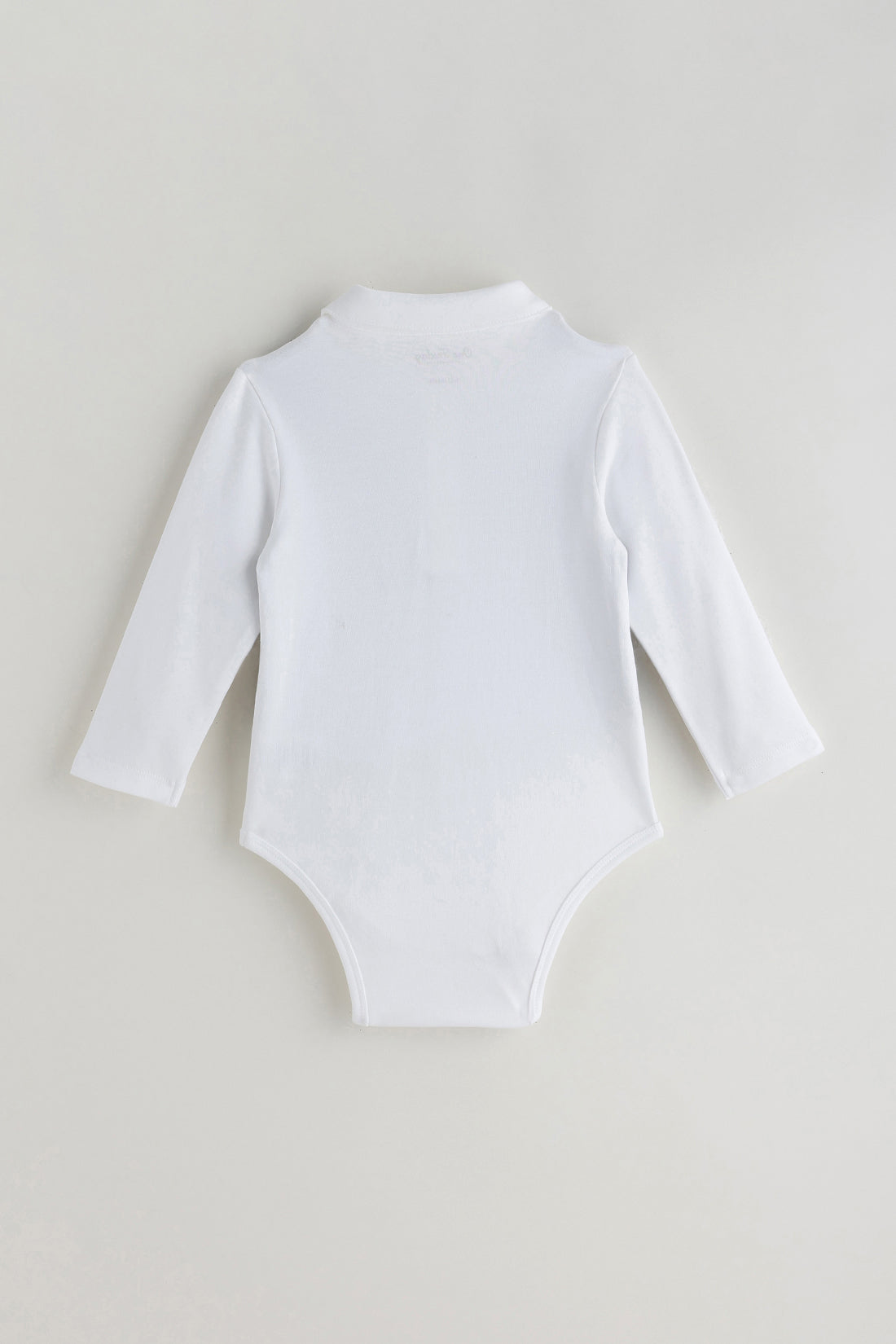 Infant Boys Blue Regular Full Sleeve Solid Romper By One Friday