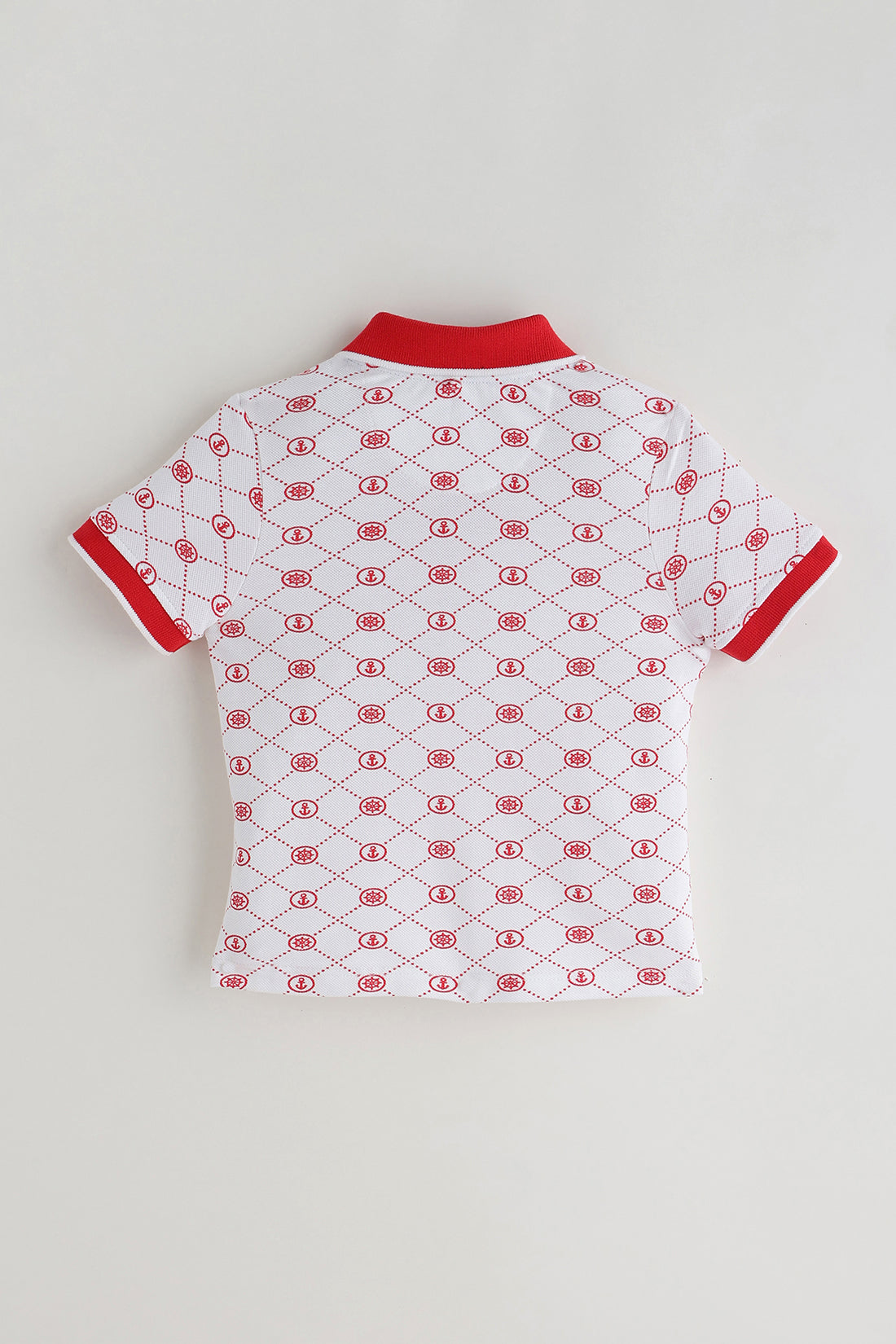 Kids Boys Red Regular Short Sleeve Printed T-Shirt by One Friday