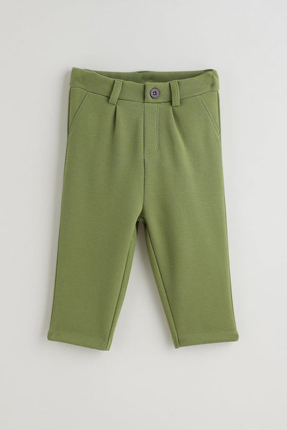 Kids Boys White & Green Short Sleeve Clothing Set By One Friday