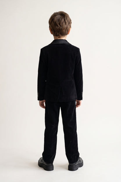 Boys Wine Cotton Satin Regular Fit Shirt
