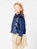 One Friday Navy Blue Princess Print Jacket