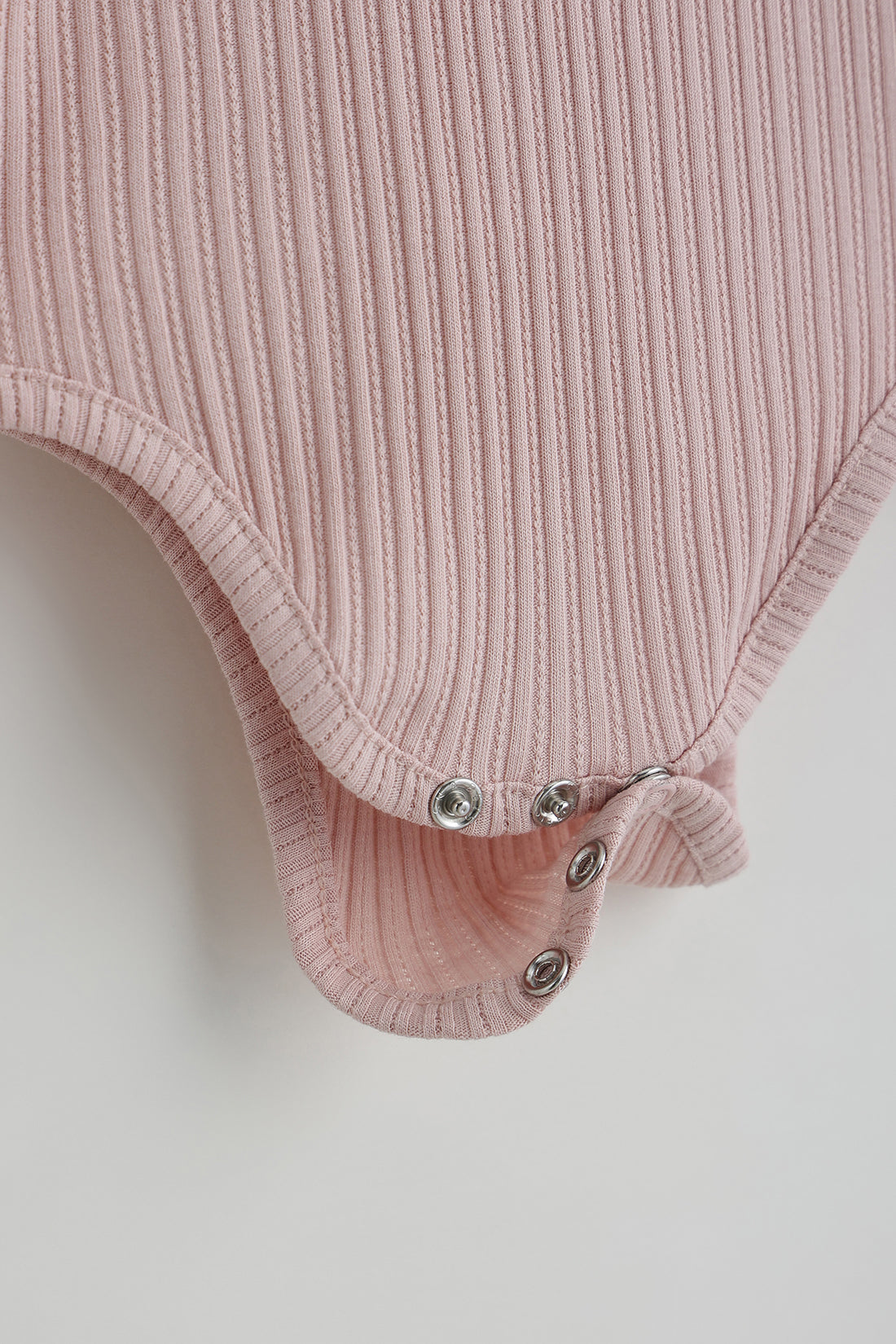 Kids Girls Peach Regular Fit Full Sleeve Solid Onesie by One Friday