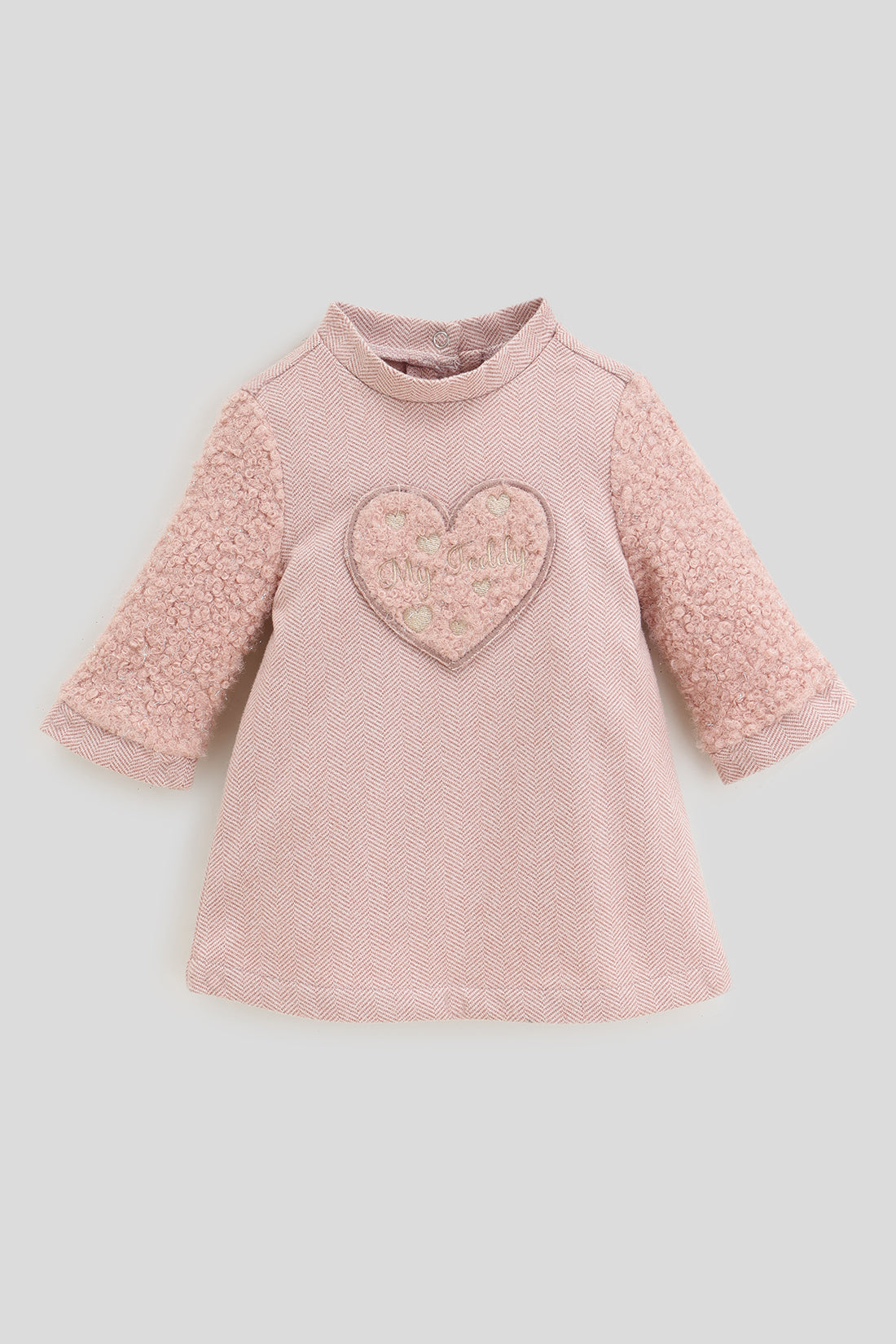Baby Girls Rust Dress – Full Sleeves