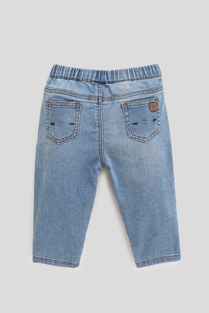 Baby Boys Blue Comfortable Denim Jeans