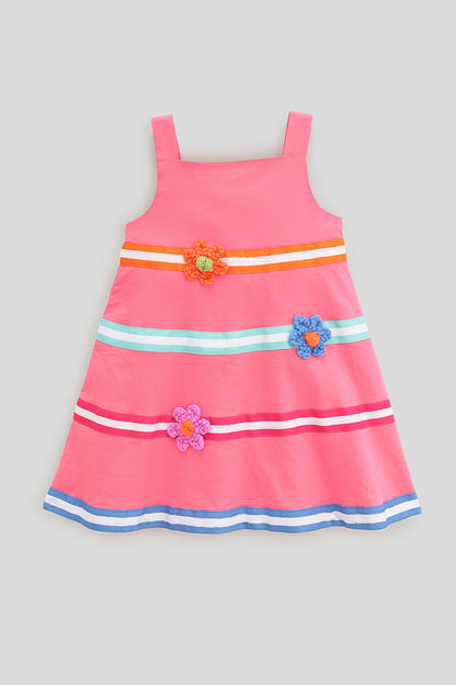 Baby Girls Pink Sleeveless Dress