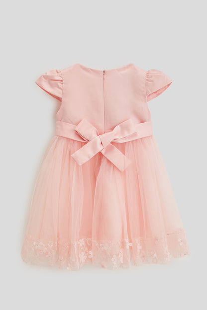 Girls Solid Zip Cap Sleeve Woven Dress | One Friday