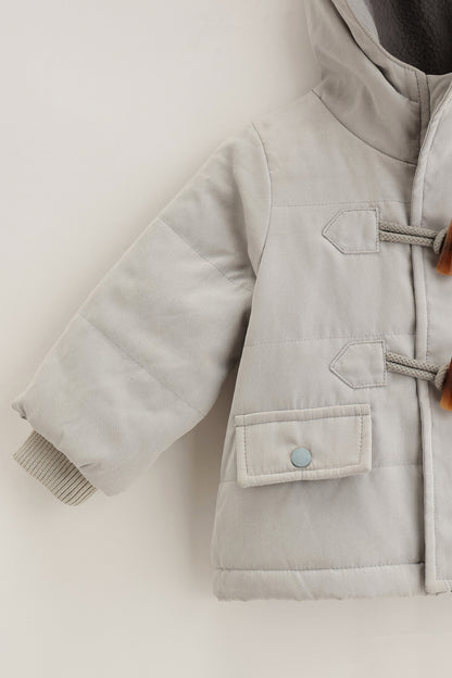 Baby Boys Mint Hooded Jacket