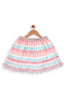 One Friday Kids Girls Multicolor Pleated Skirt