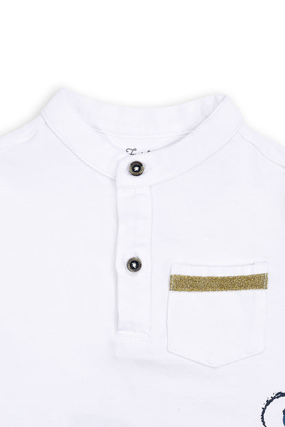 One Friday Off White Printed T-shirt