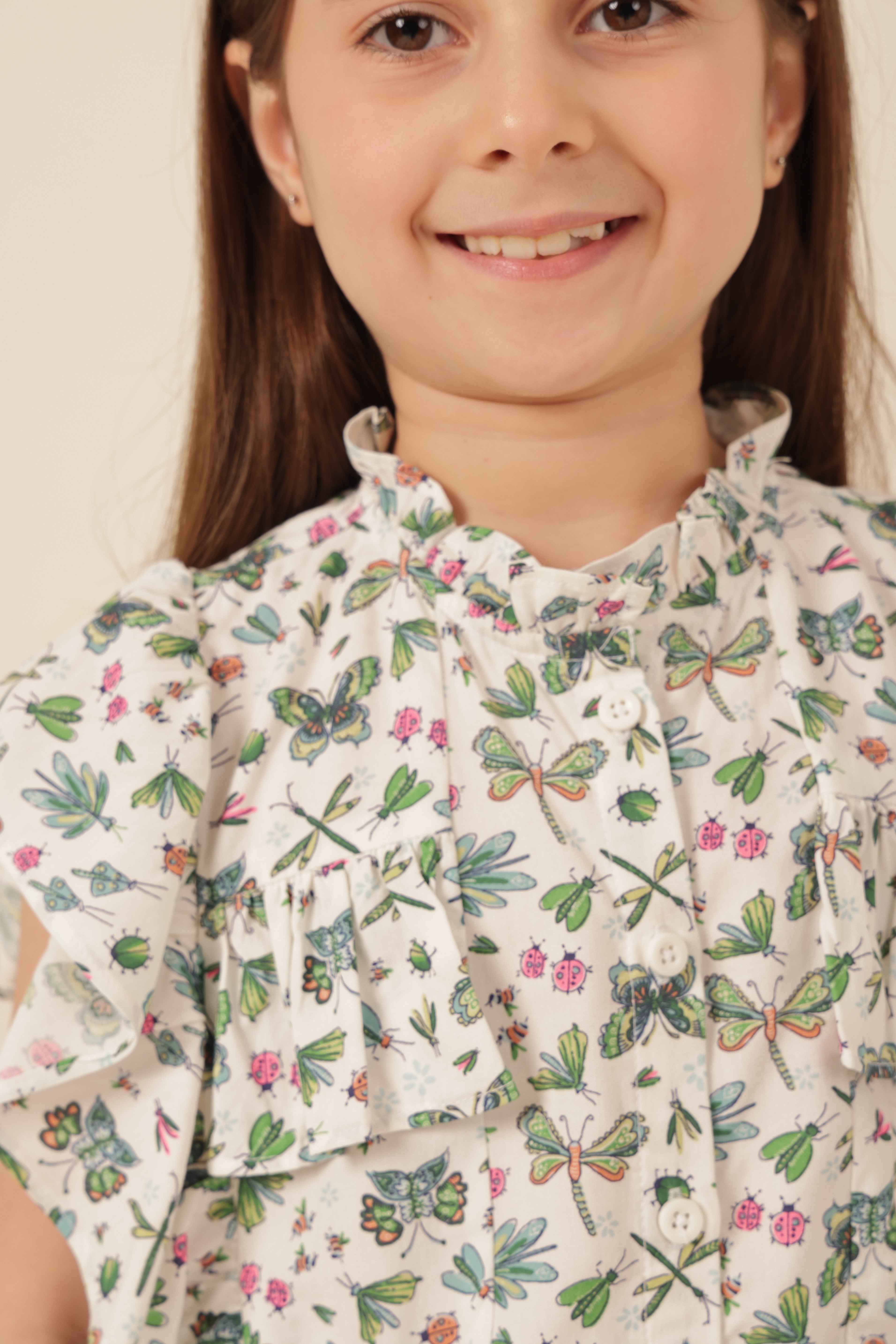 Girls Printed Polyester Casual Top – Regular Fit