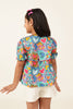 One Friday Girls’ Multicolor Floral Print Top
