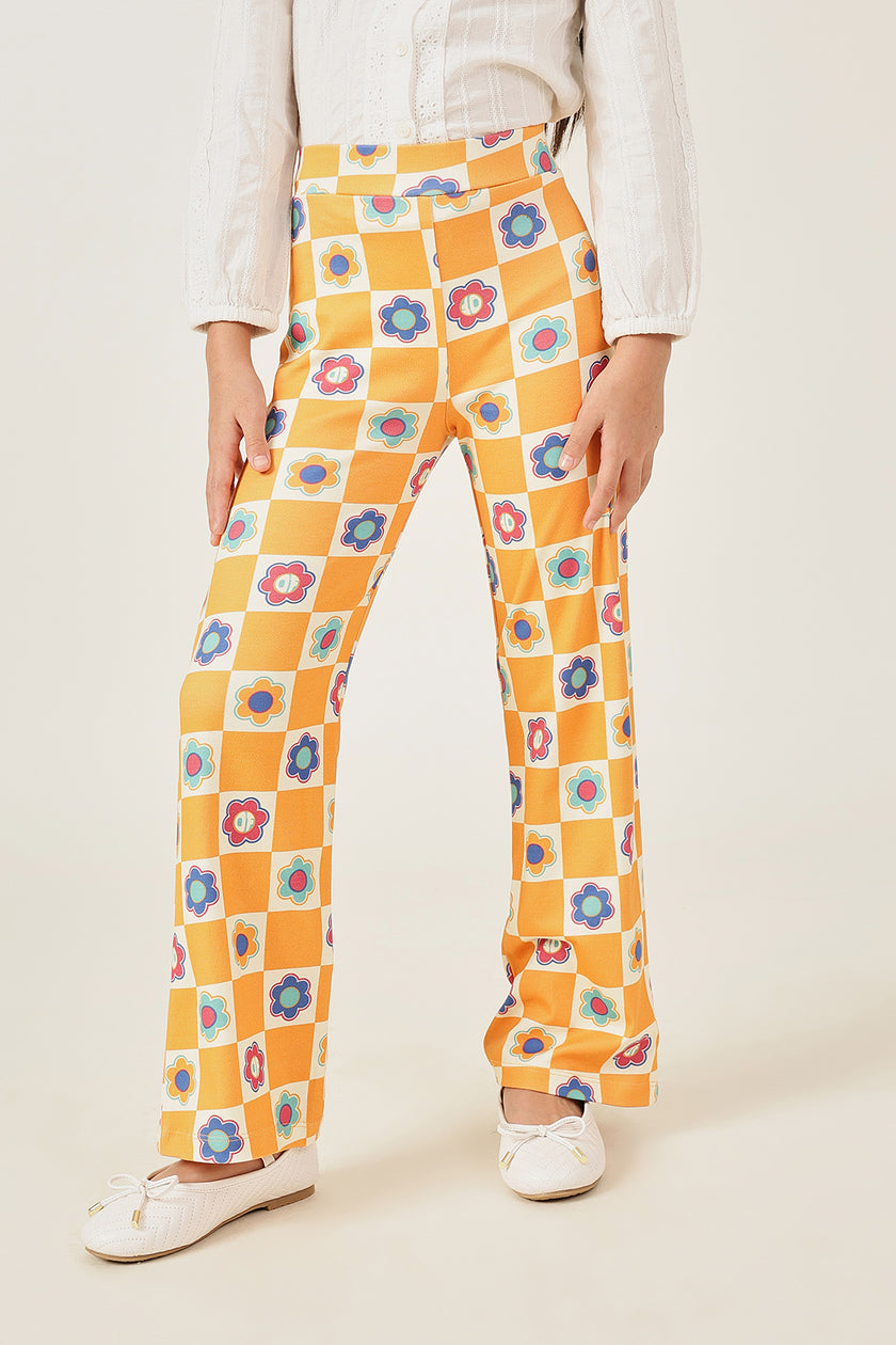 One Friday Girls Multi-Color Floral Print Jeggings