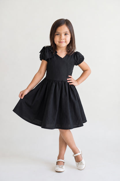 Black Laser Cut Mesh Sleeveless Dress