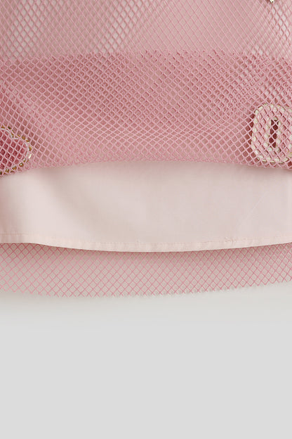 Buy Pink Lace Dress for Baby Girl | One Friday