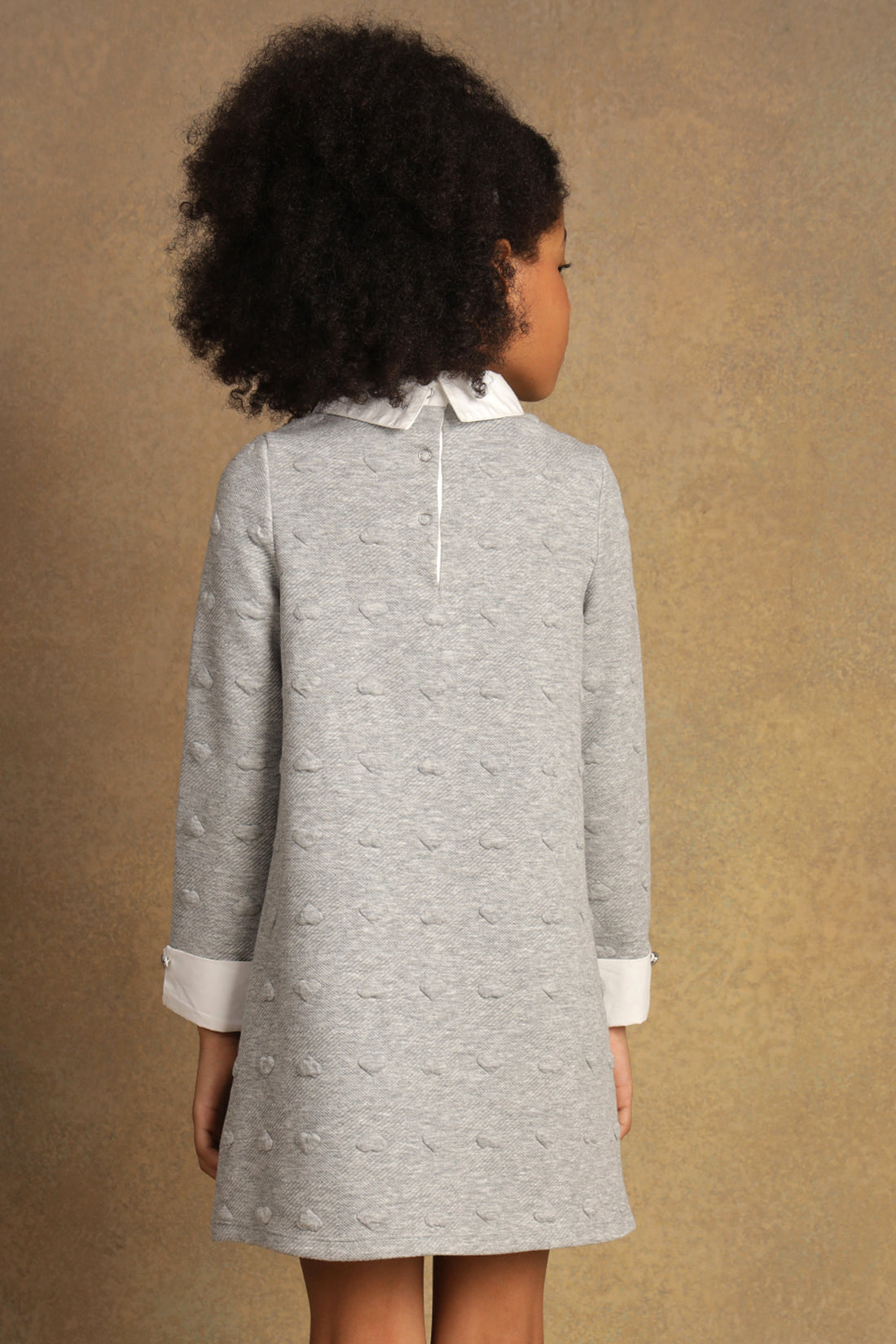 Kids Girls Grey T-Shirt Dress