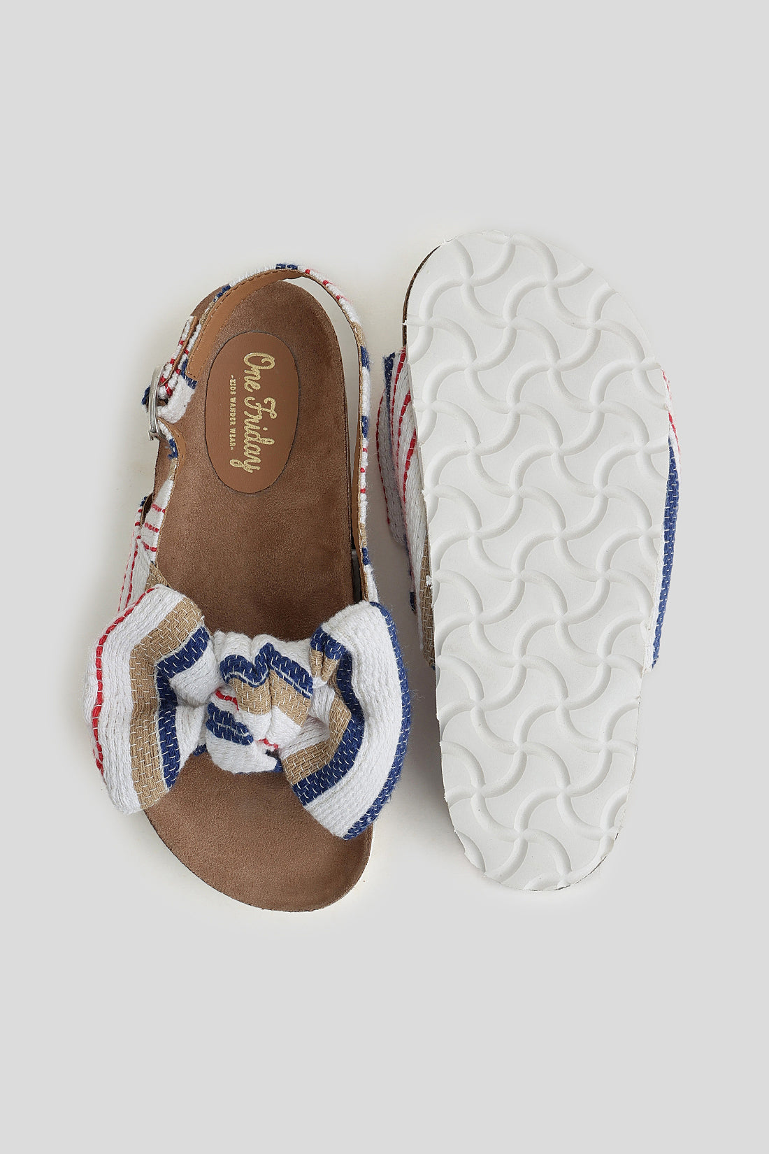 One Friday Girls Multi Solid Sandal
