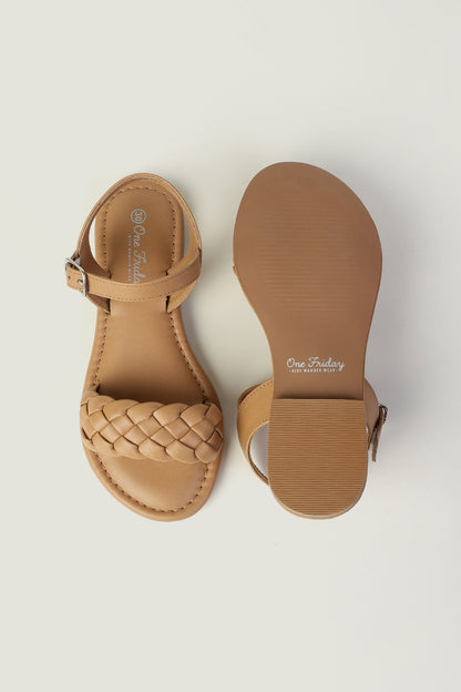 Buy Tan Sandals for Girls | Beautiful Kids Sandals Online