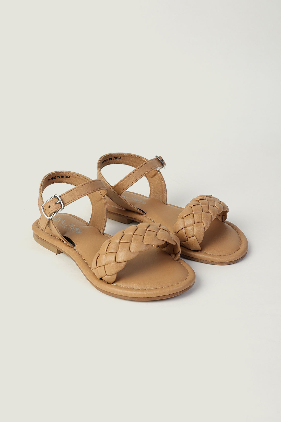 Buy Tan Sandals for Girls | Beautiful Kids Sandals Online