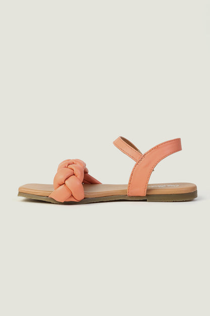 Orange Braided Sandals | Girls' Sandals – One Friday