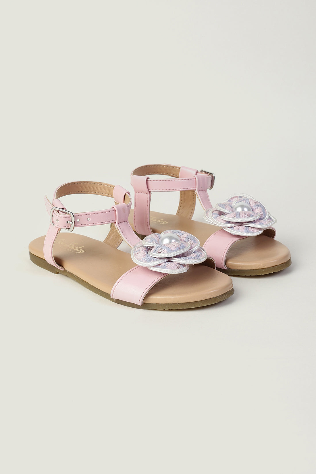 Buy Pink Open-Toe Sandals For Girls | One Friday