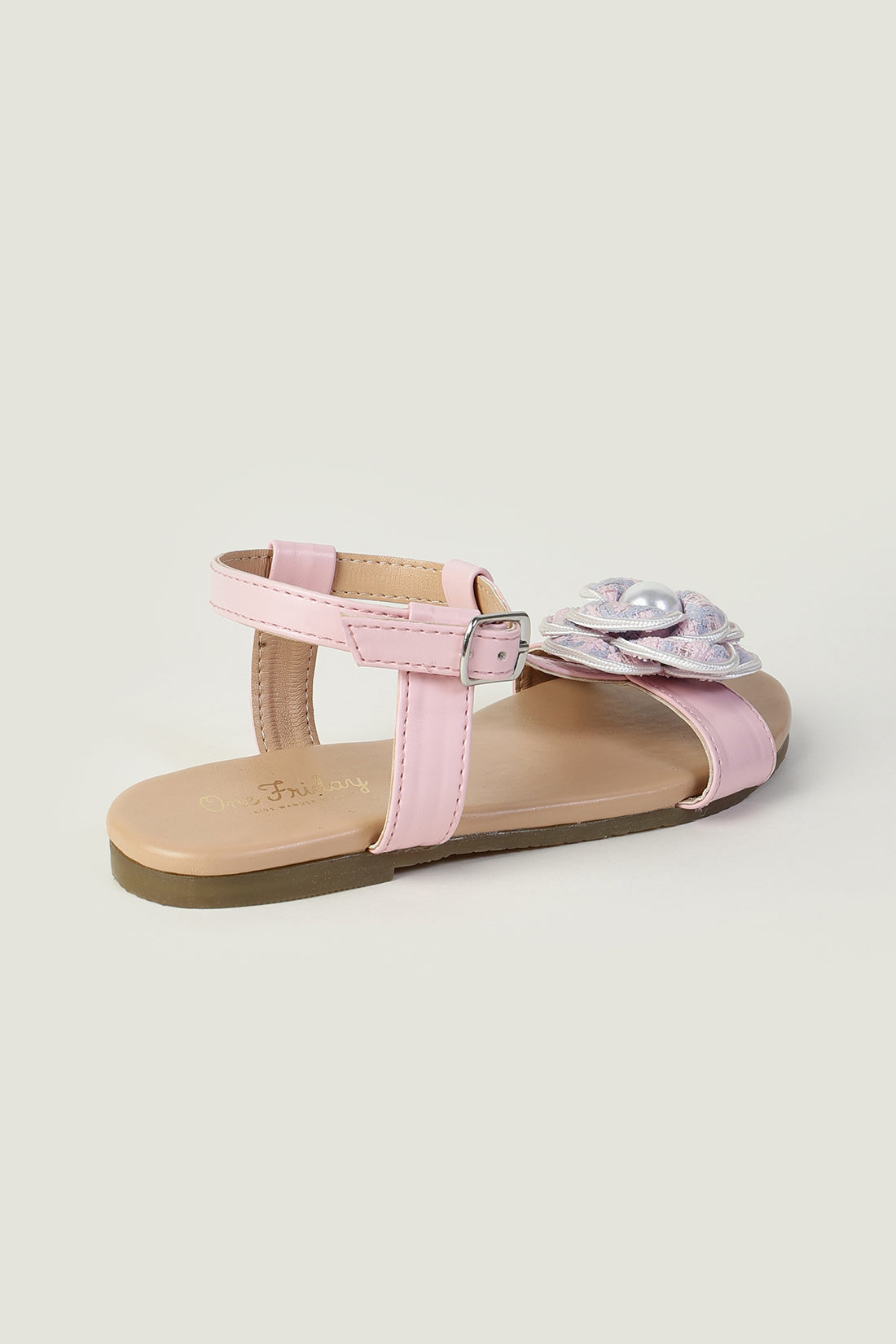 Buy Pink Open-Toe Sandals For Girls | One Friday