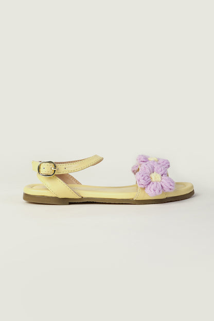 One Friday Girls Purple Solid Sandal