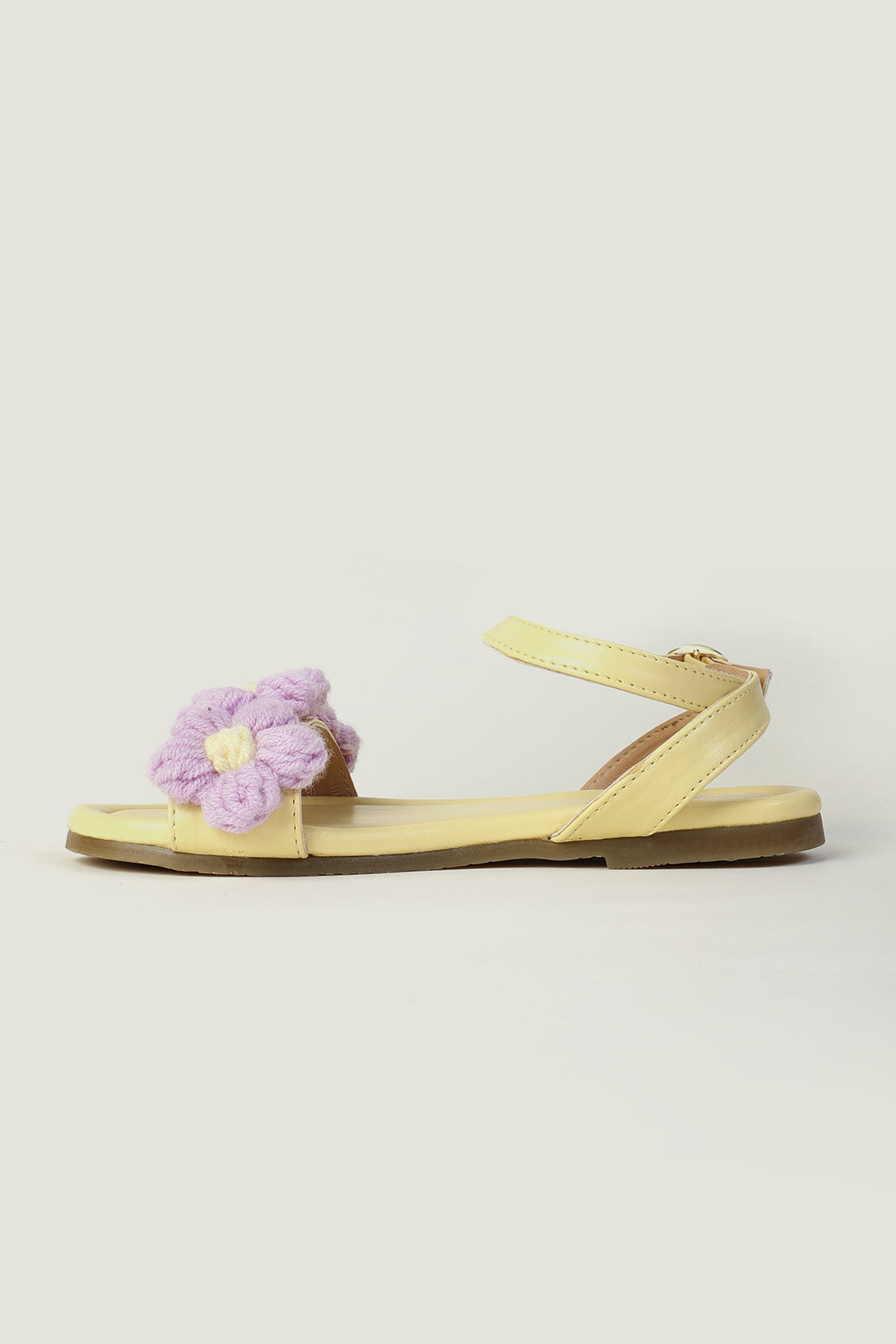 One Friday Girls Purple Solid Sandal