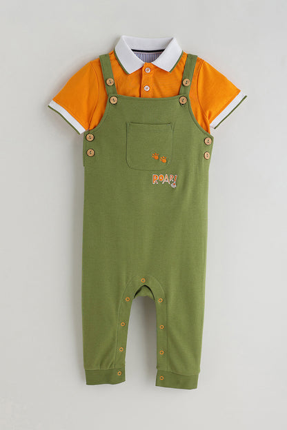 Baby Boys Green Short Clothing Set
