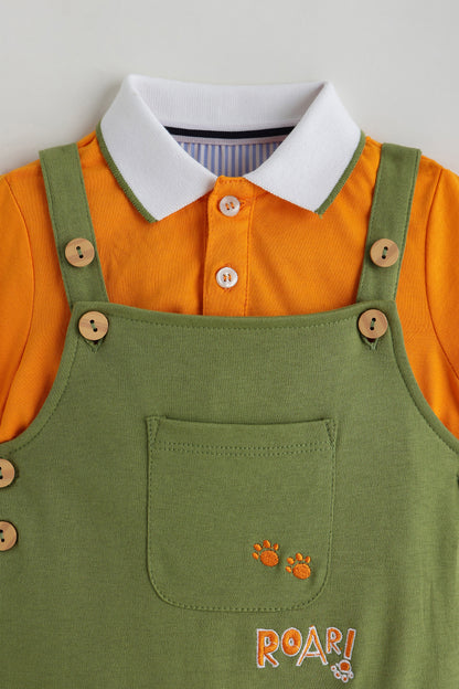 Baby Boys Green Short Clothing Set