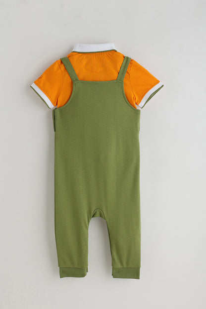 Baby Boys Green Short Clothing Set