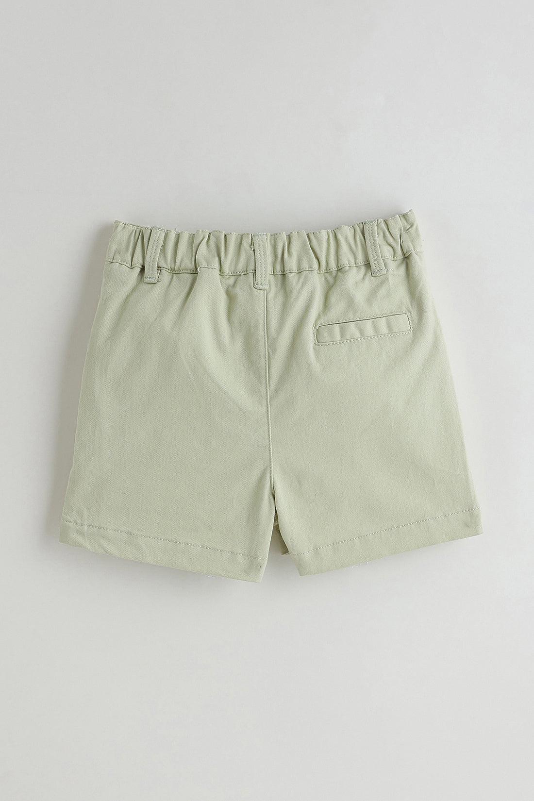 Kids Boys Mint Regular Solid Shorts by One Friday