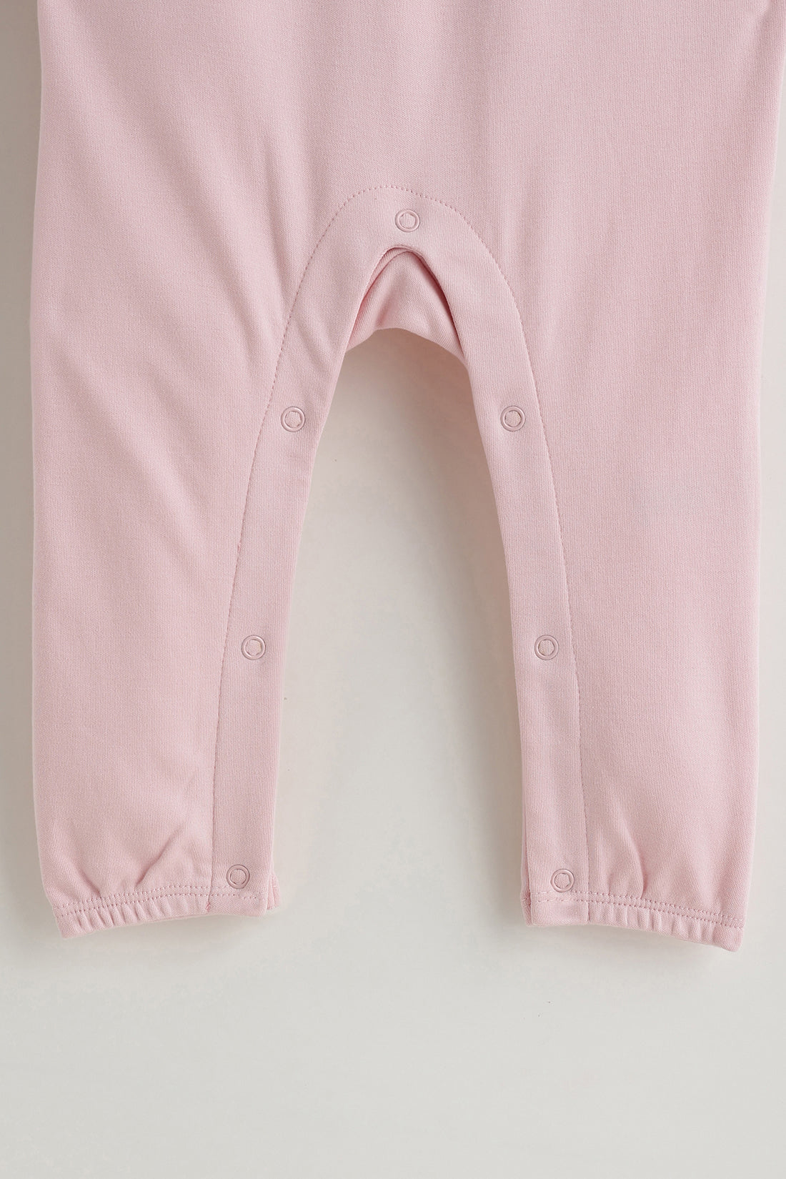 Kids Girls Pink Regular Fit Full Sleeve Solid Bodysuit by One Friday