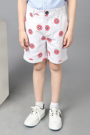 One Friday Kids Boys 100% Cotton Printed Shorts With Pockets - One Friday World