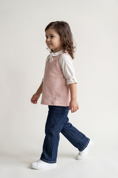 Baby Girls Multi Cotton Embellished Sleeveless Set