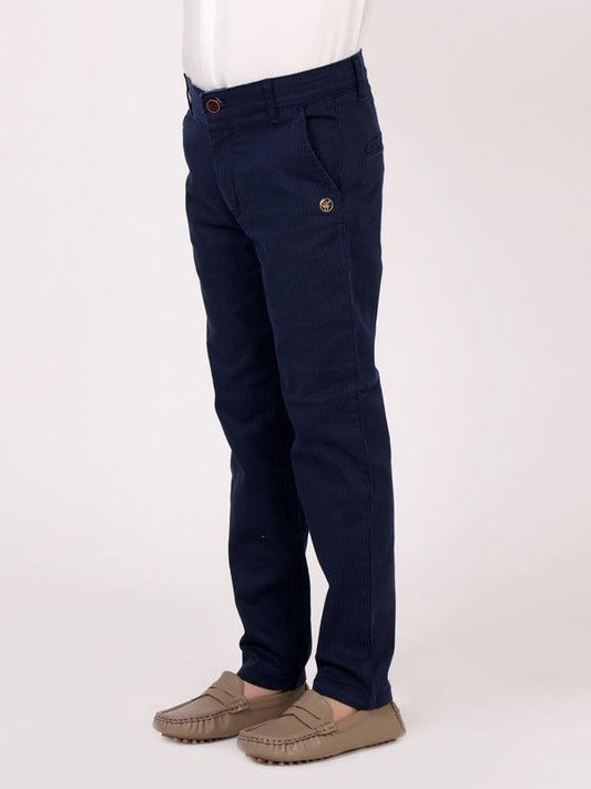 Relaxed Blue Trouser